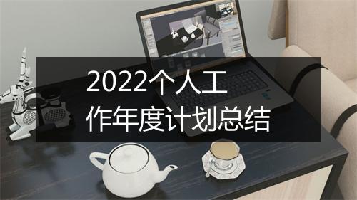 2022个人工作年度计划总结