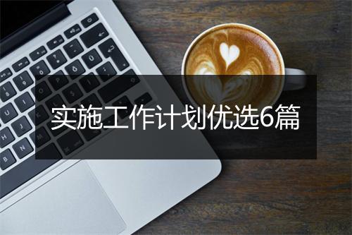 实施工作计划优选6篇