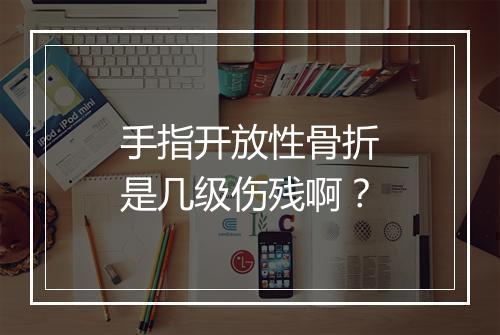 手指开放性骨折是几级伤残啊？
