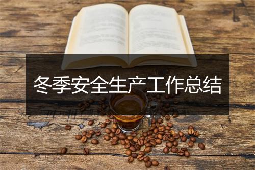 冬季安全生产工作总结