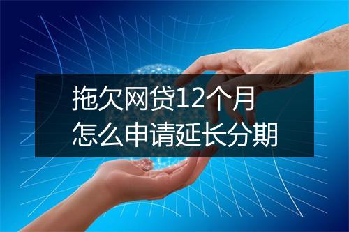 拖欠网贷12个月怎么申请延长分期