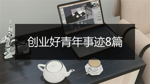 创业好青年事迹8篇