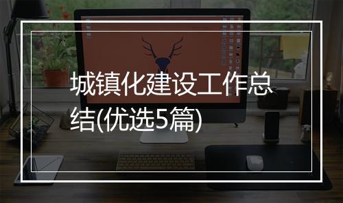 城镇化建设工作总结(优选5篇)