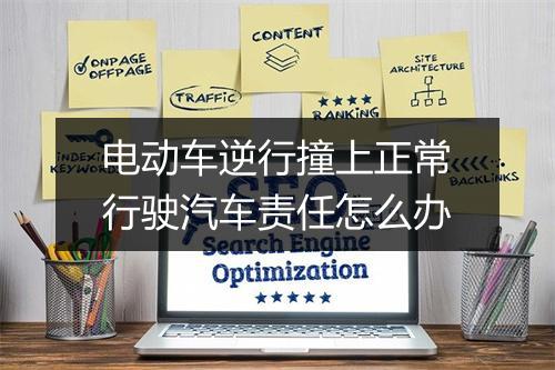 电动车逆行撞上正常行驶汽车责任怎么办