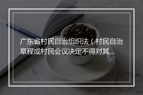 广东省村民自治组织法（村民自治章程或村民会议决定不得对其成员履行义务设置障碍或者进行不当限制）
