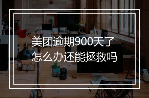 美团逾期900天了怎么办还能拯救吗
