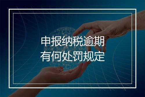 申报纳税逾期有何处罚规定
