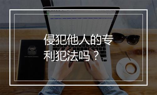 侵犯他人的专利犯法吗？