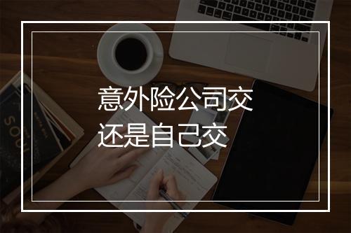 意外险公司交还是自己交
