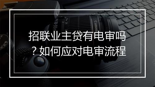 招联业主贷有电审吗？如何应对电审流程