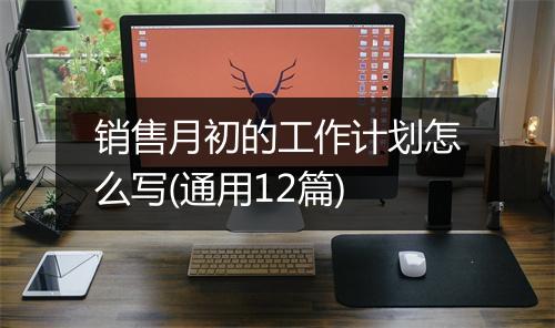 销售月初的工作计划怎么写(通用12篇)