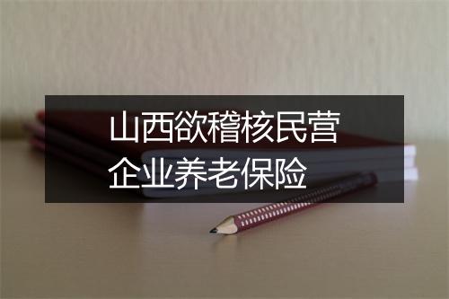 山西欲稽核民营企业养老保险