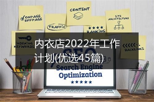 内衣店2022年工作计划(优选45篇)