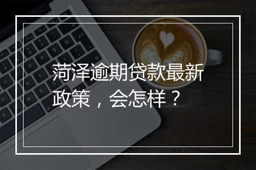 菏泽逾期贷款最新政策，会怎样？