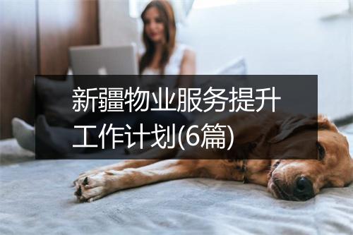 新疆物业服务提升工作计划(6篇)
