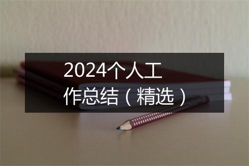 2024个人工作总结（精选）