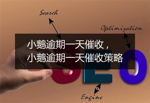 小鹅逾期一天催收 ,小鹅逾期一天催收策略