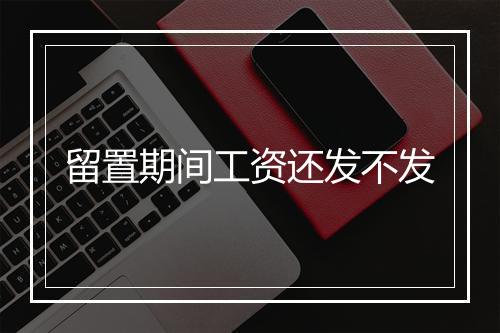 留置期间工资还发不发