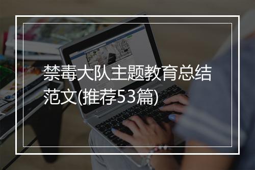 禁毒大队主题教育总结范文(推荐53篇)