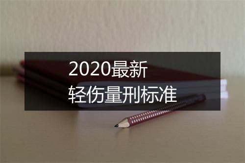 2020最新轻伤量刑标准