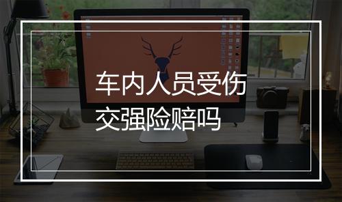 车内人员受伤交强险赔吗