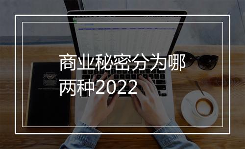 商业秘密分为哪两种2022