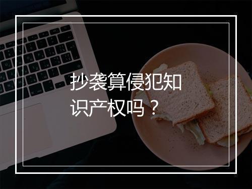 抄袭算侵犯知识产权吗？