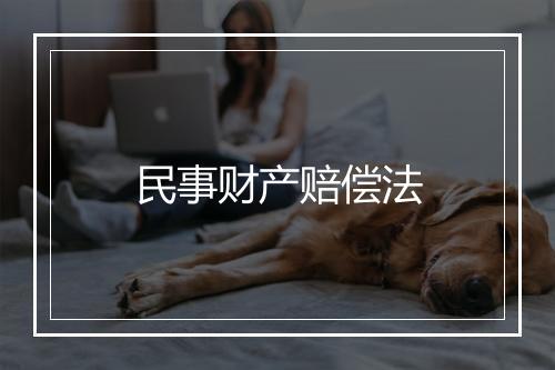 民事财产赔偿法