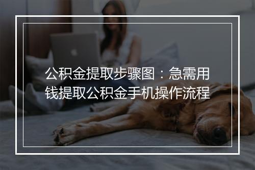 公积金提取步骤图：急需用钱提取公积金手机操作流程
