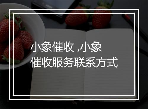 小象催收 ,小象催收服务联系方式
