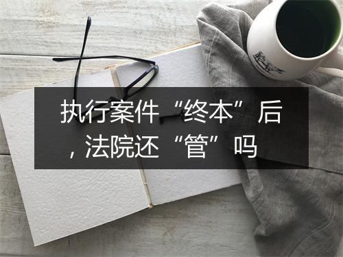 执行案件“终本”后，法院还“管”吗