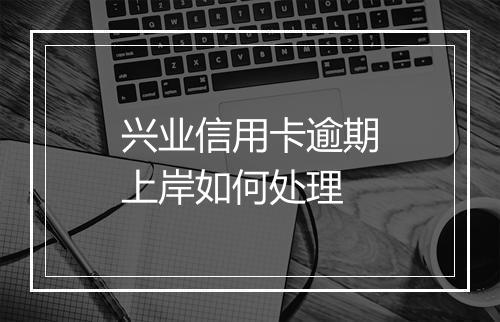 兴业信用卡逾期上岸如何处理