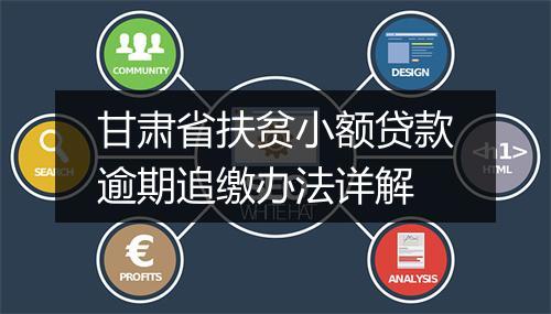 甘肃省扶贫小额贷款逾期追缴办法详解