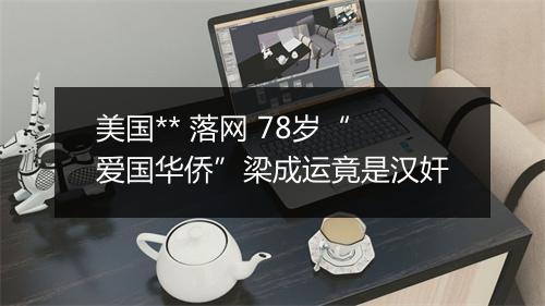 美国** 落网 78岁“爱国华侨”梁成运竟是汉奸