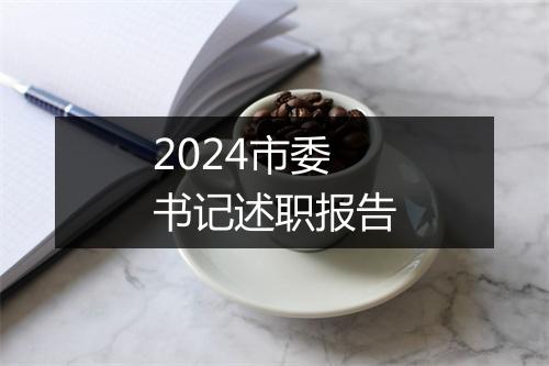 2024市委书记述职报告