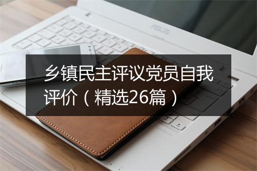 乡镇民主评议党员自我评价（精选26篇）