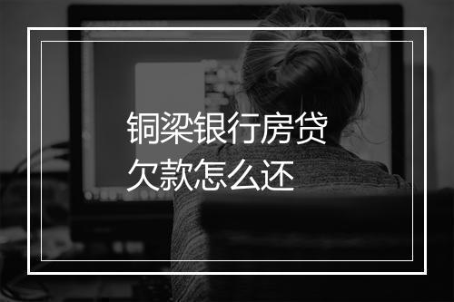 铜梁银行房贷欠款怎么还