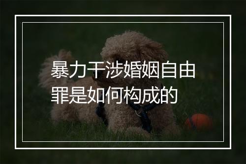 暴力干涉婚姻自由罪是如何构成的