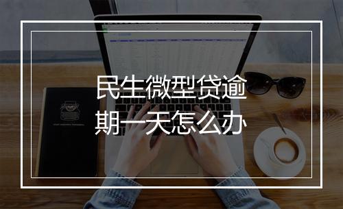 民生微型贷逾期一天怎么办