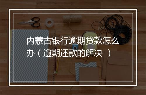 内蒙古银行逾期贷款怎么办（逾期还款的解决 ）