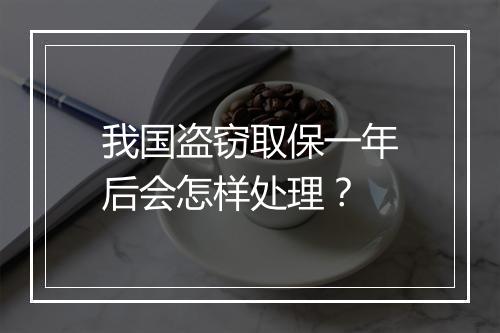 我国盗窃取保一年后会怎样处理？