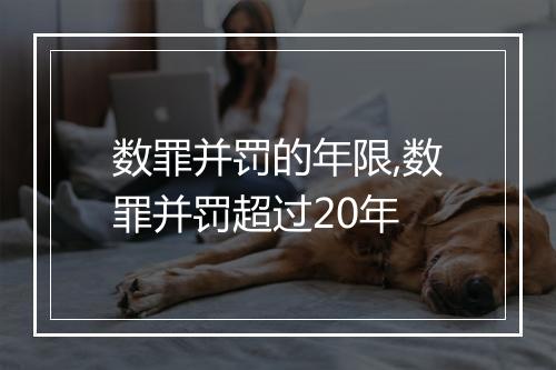 数罪并罚的年限,数罪并罚超过20年