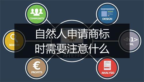 自然人申请商标时需要注意什么