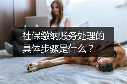 社保缴纳账务处理的具体步骤是什么？