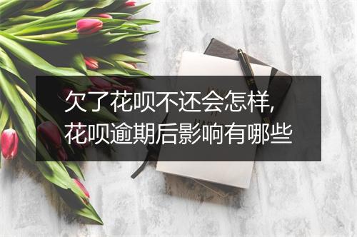 欠了花呗不还会怎样,花呗逾期后影响有哪些