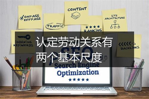 认定劳动关系有两个基本尺度