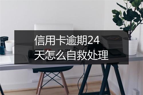 信用卡逾期24天怎么自救处理