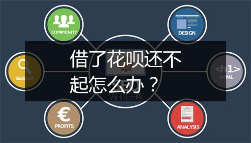 借了花呗还不起怎么办？