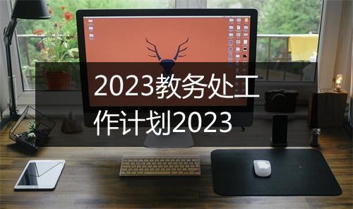 2023教务处工作计划2023
