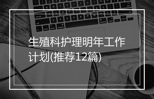 生殖科护理明年工作计划(推荐12篇)